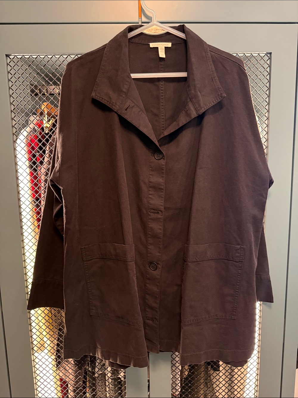 Eileen Fisher Relaxed Button-Front Jacket